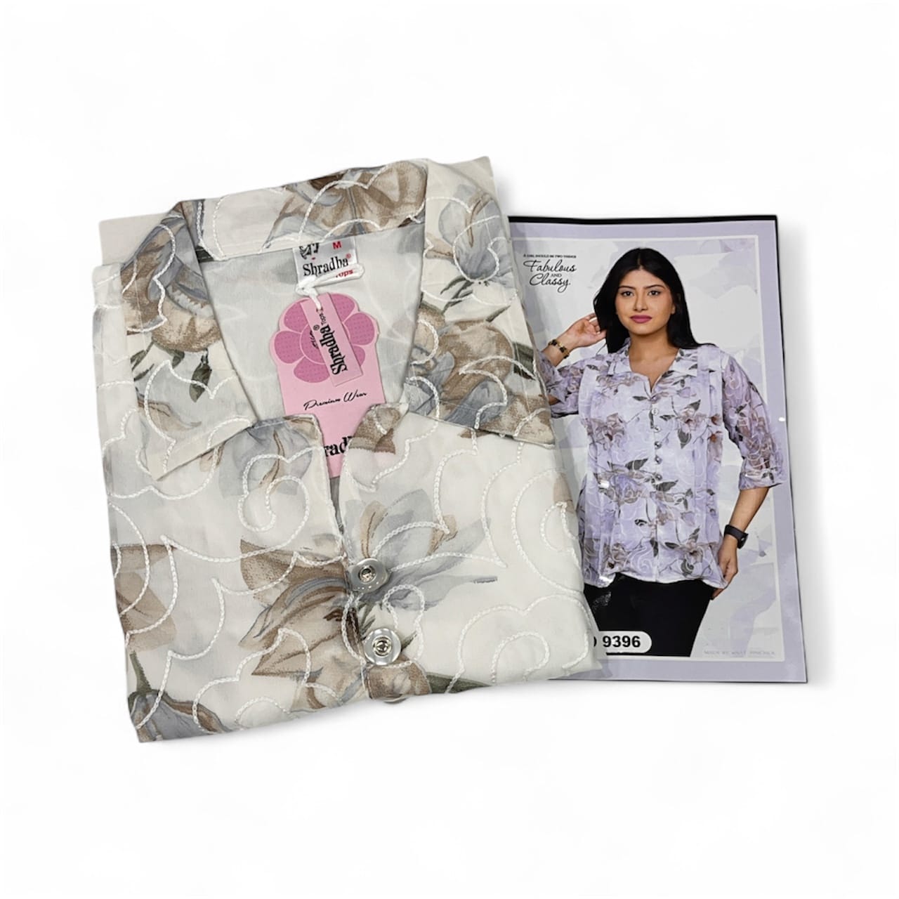 Ladies' Floral Print Short Top